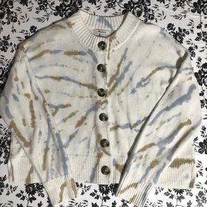 Madewell Tie-Dye Broadway Cardigan Sweater